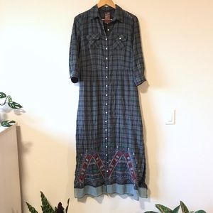 Johnny Was Flannel Dress